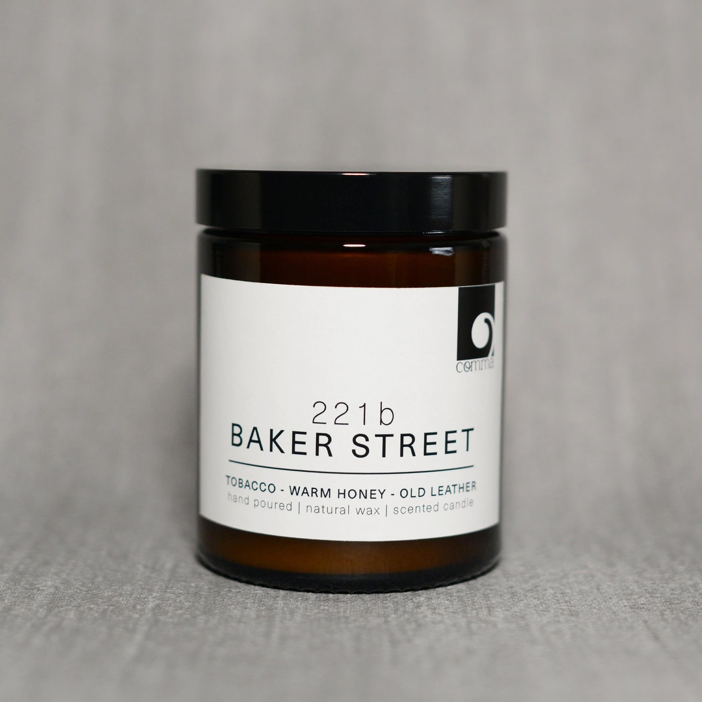 221b Baker Street - Sherlock Themed Book Candle