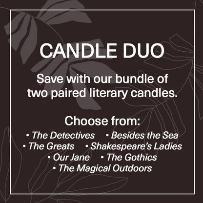 Candle Bundle - Two Paired Literary Candles