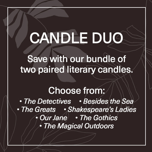 Candle Bundle - Two Paired Literary Candles