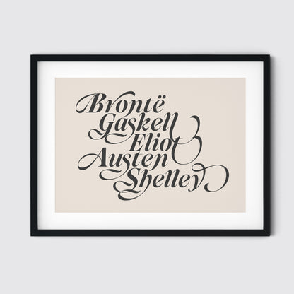 Female Victorian Writers Art Print