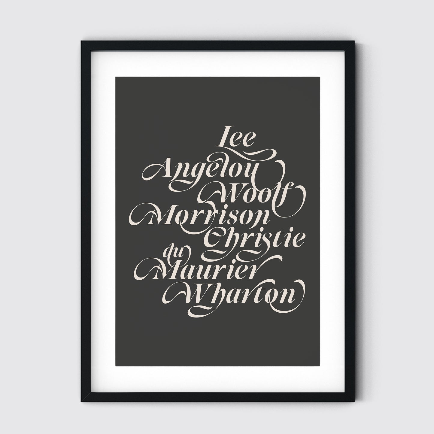20th Century Female Writers Art Print
