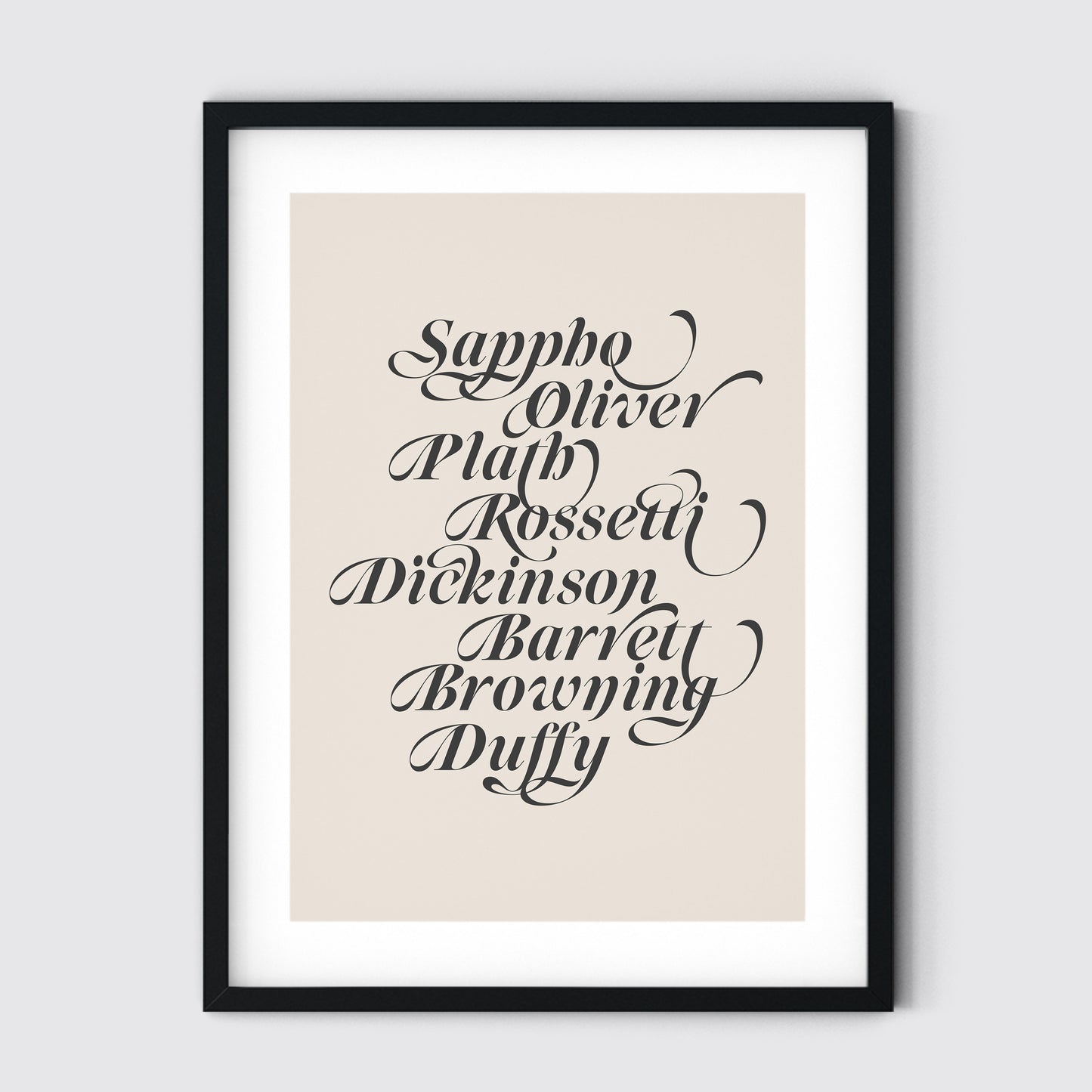 Female Poets Art Print