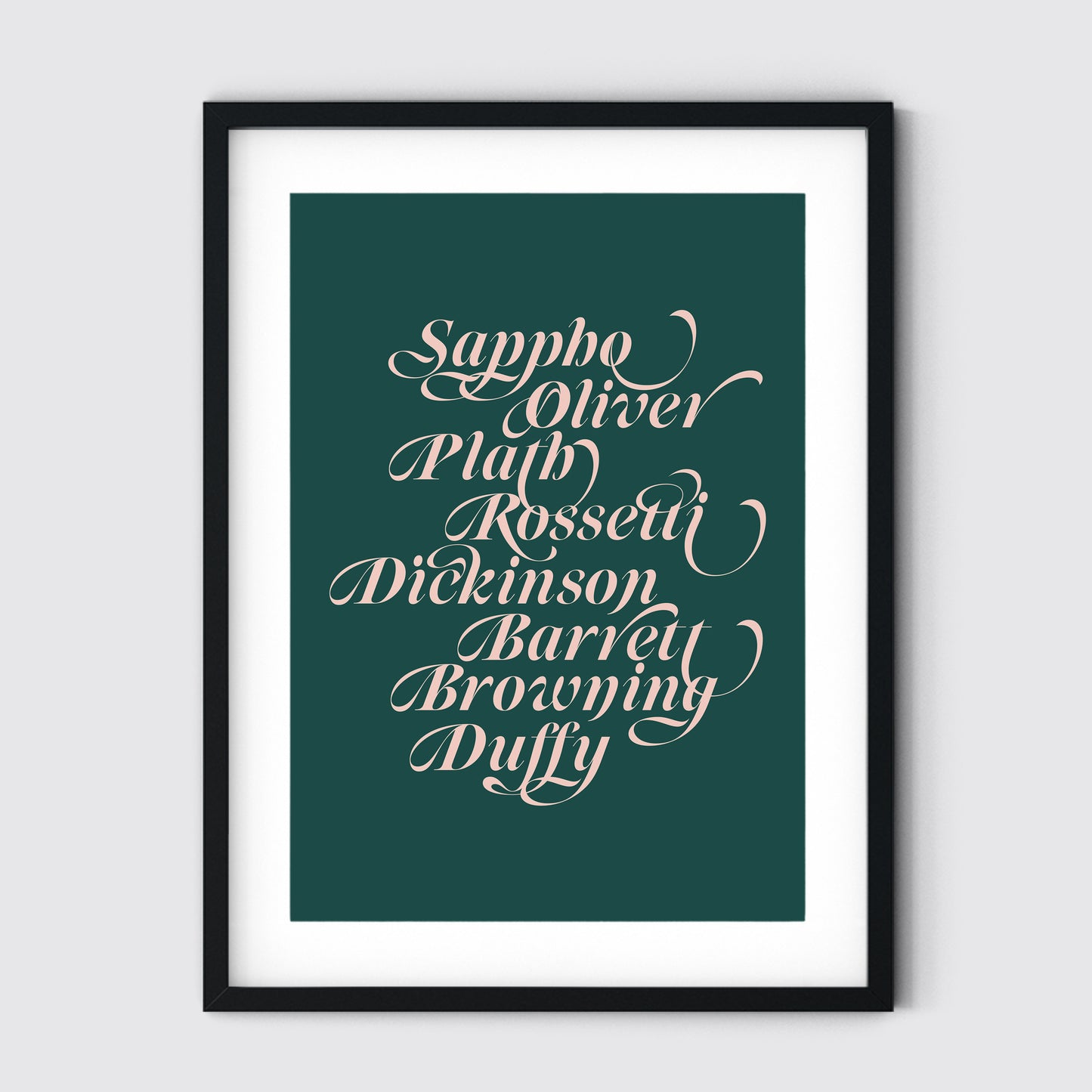 Female Poets Art Print