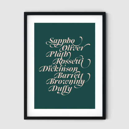 Female Poets Art Print