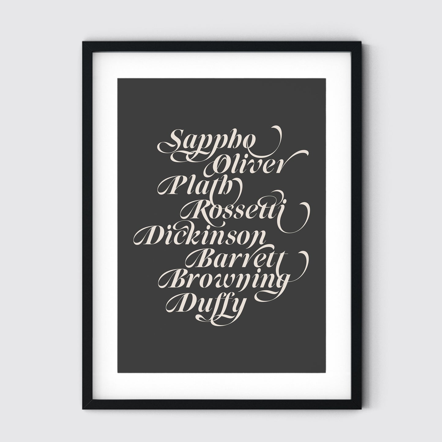 Female Poets Art Print