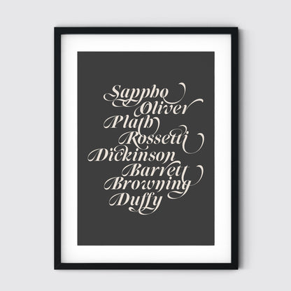 Female Poets Art Print