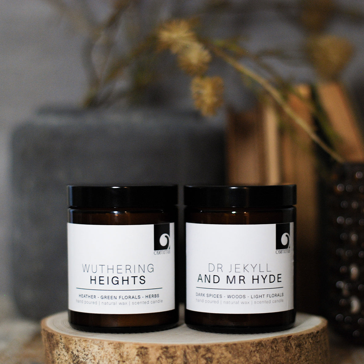 Candle Bundle - Two Paired Literary Candles