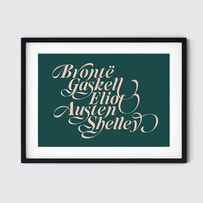 Female Victorian Writers Art Print