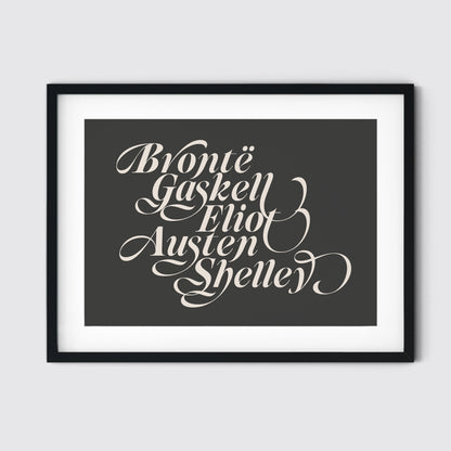 Female Victorian Writers Art Print