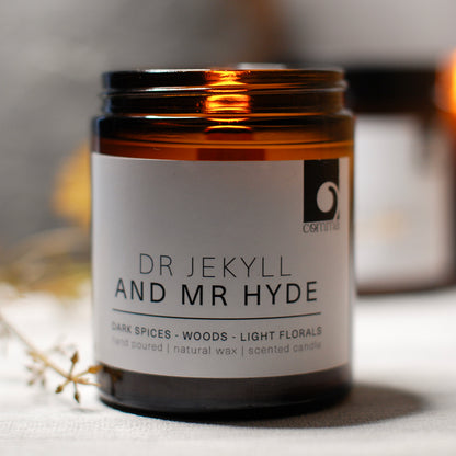 Dr Jekyll and Mr Hyde - Book Themed Candle