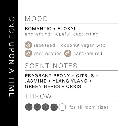 Once Upon A Time - Fairytale Bookish Candle