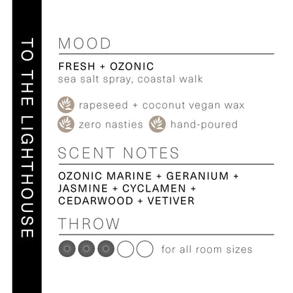 To The Lighthouse - Literary Candle for Readers