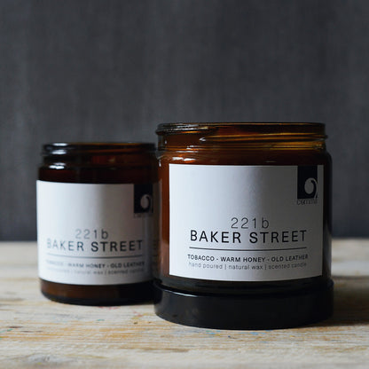 221b Baker Street - Sherlock Themed Book Candle