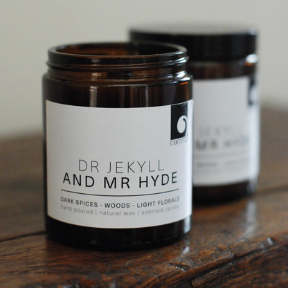Dr Jekyll and Mr Hyde - Book Themed Candle