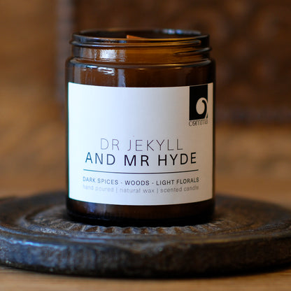 Dr Jekyll and Mr Hyde - Book Themed Candle