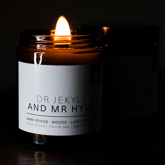 Dr Jekyll and Mr Hyde - Book Themed Candle