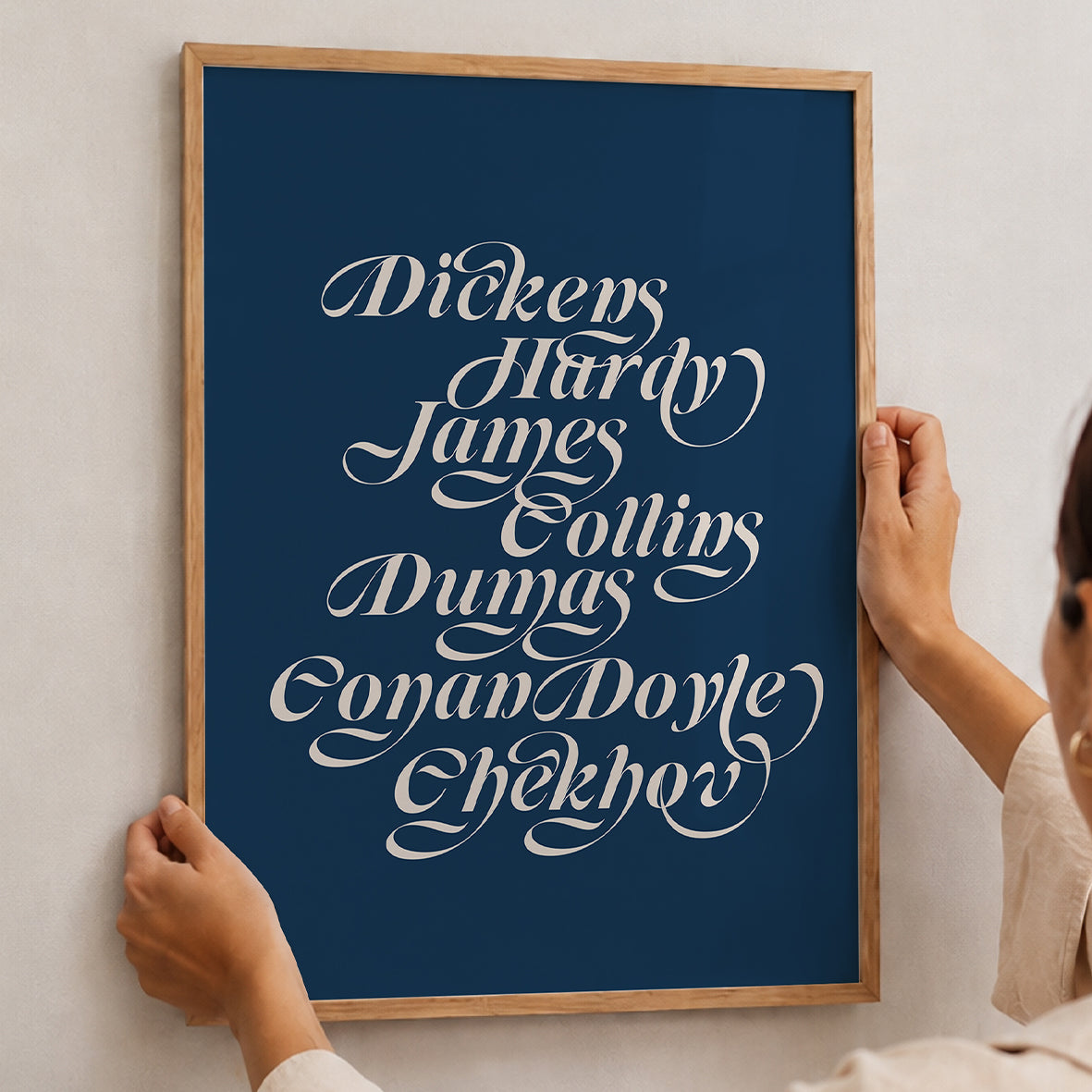 19th Century Male Writers Art Print