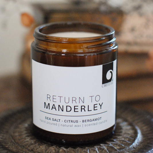 Return to Manderley - Rebecca Inspired Book Candle