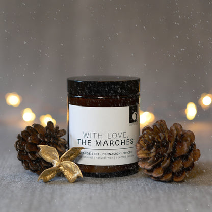 With Love, The Marches - Little Women Inspired Book Candle