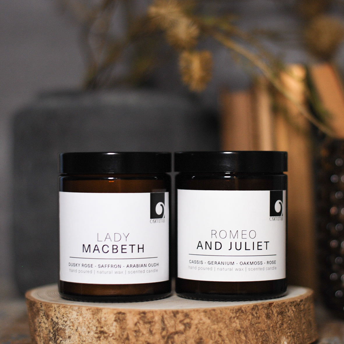 Candle Bundle - Two Paired Literary Candles
