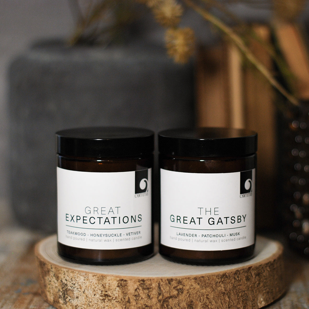 Candle Bundle - Two Paired Literary Candles